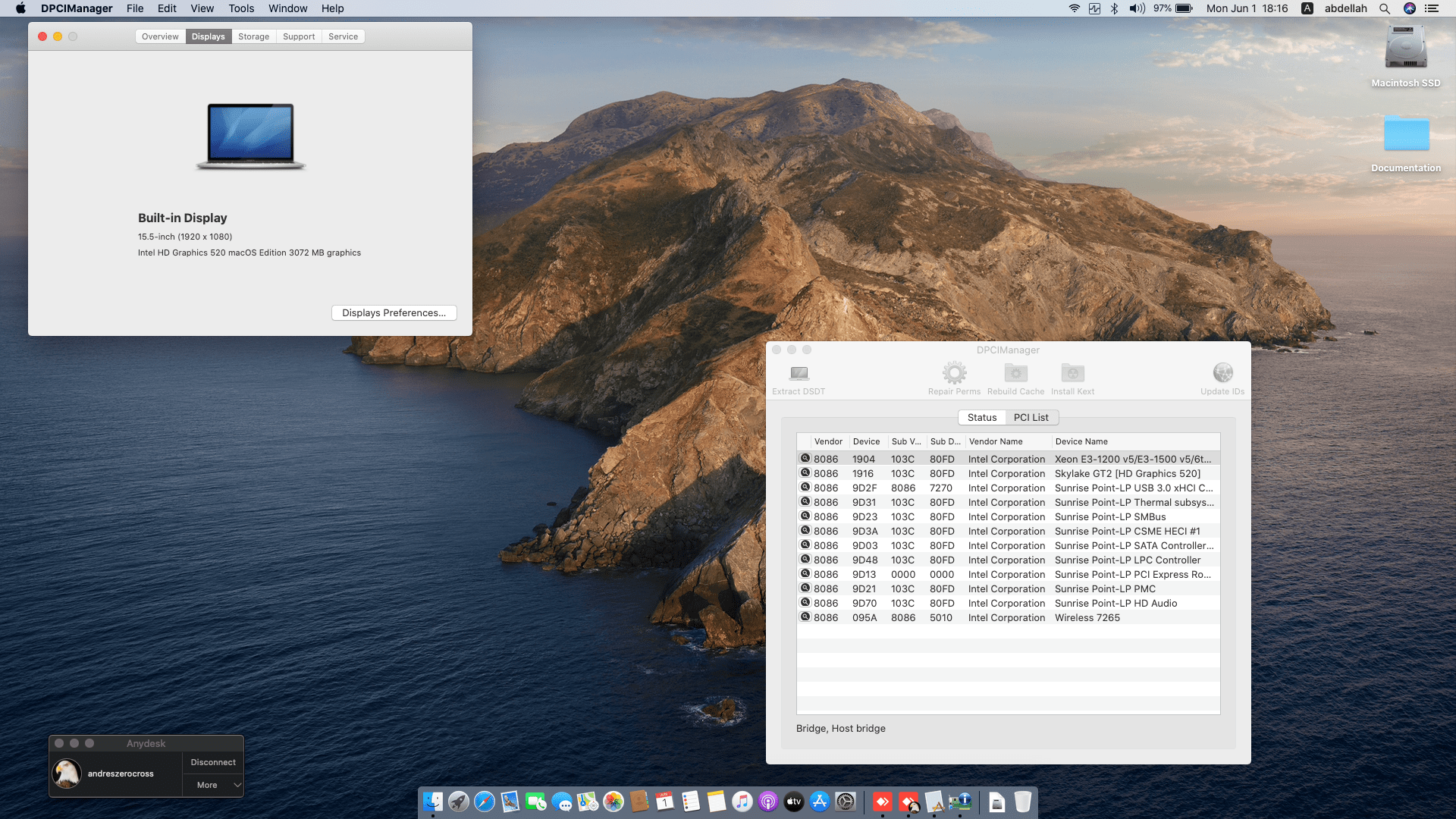 HP Probook 650 G2 [SkyLake   Intel HD 520] 2